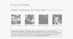 Desktop Screenshot of lesmuseesenwallonie.be
